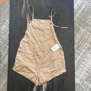 Billabong Tan Polka Dot Women's Shorts
